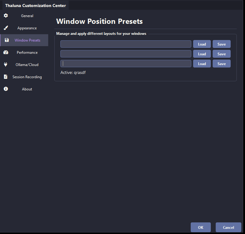 Thaluna window presets
