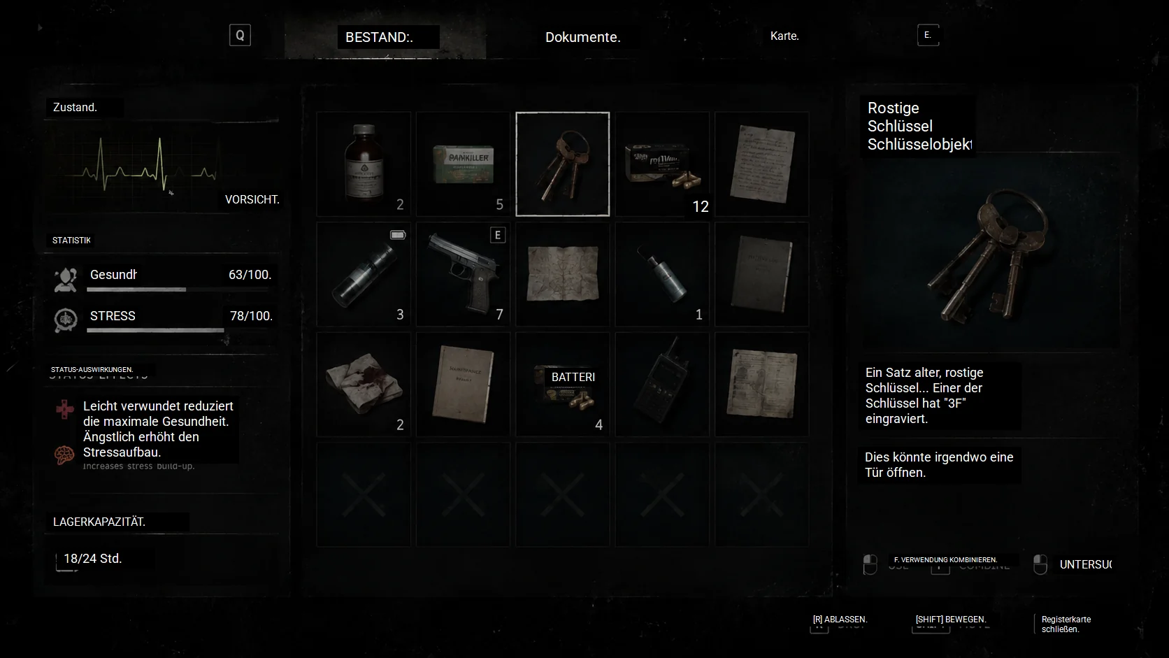 Game Lens translated inventory overlay